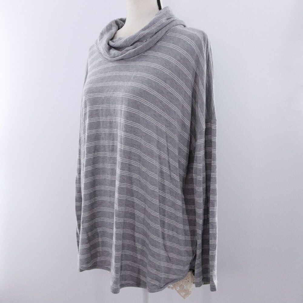 Lou & Gray for LOFT | Cowl Neck Long Sleeve Top XL